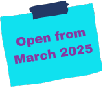 Onlineshop open from March 2025